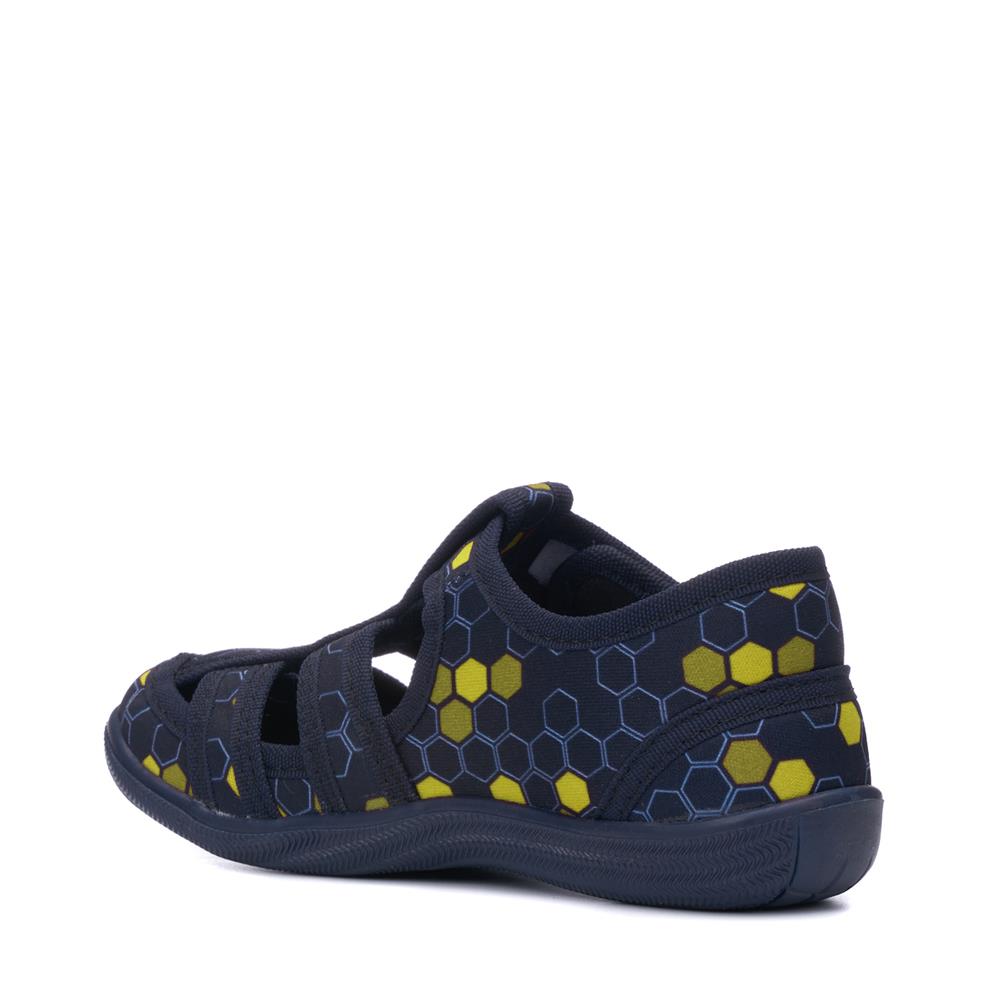 CRAZYKIDS_B-P_SAND LACİVERT_SARI_PETEKLİ_(22-27)