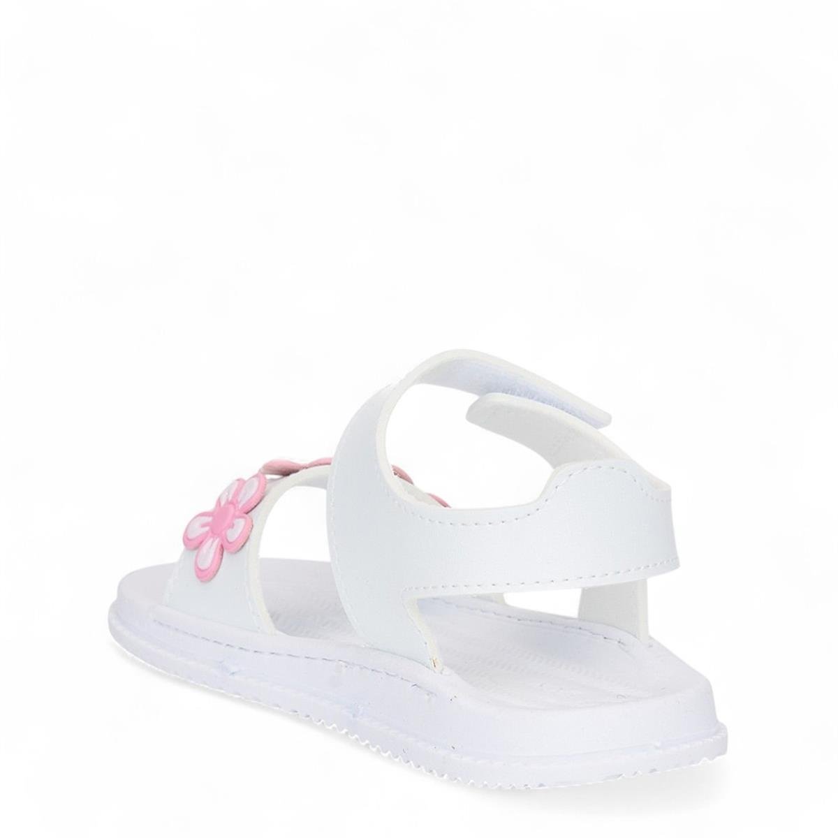 DOKTOR_P_ÇİÇEKLİ_SANDALET BEYAZ