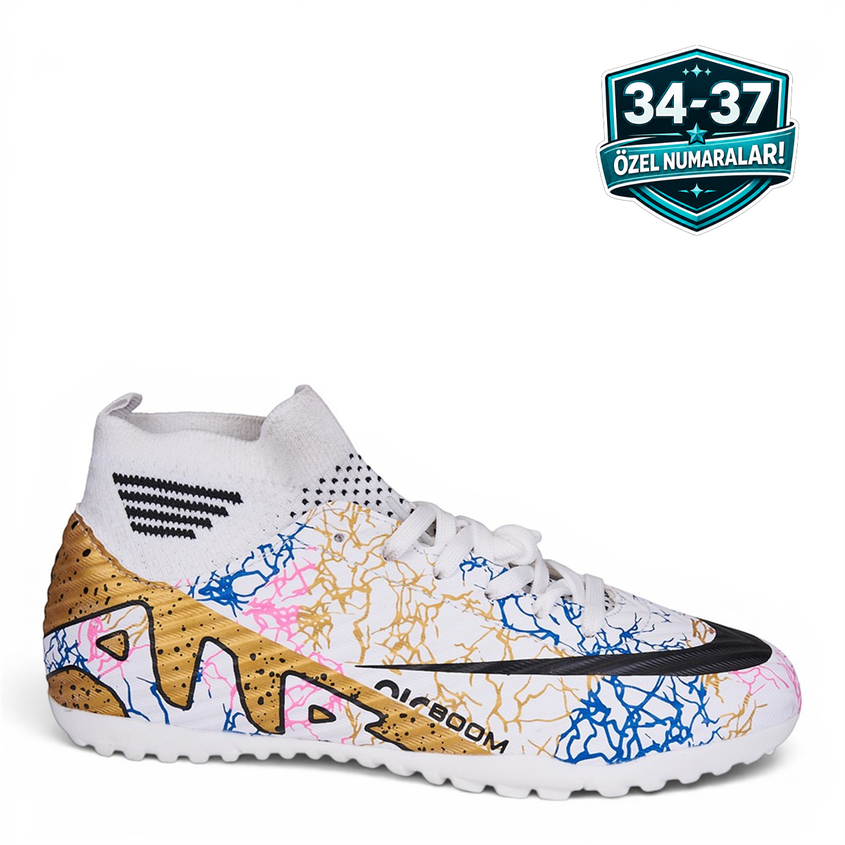 LALİGA_F-G_H.S_565 BEYAZ_ALTIN_DESENLİ (34-37)