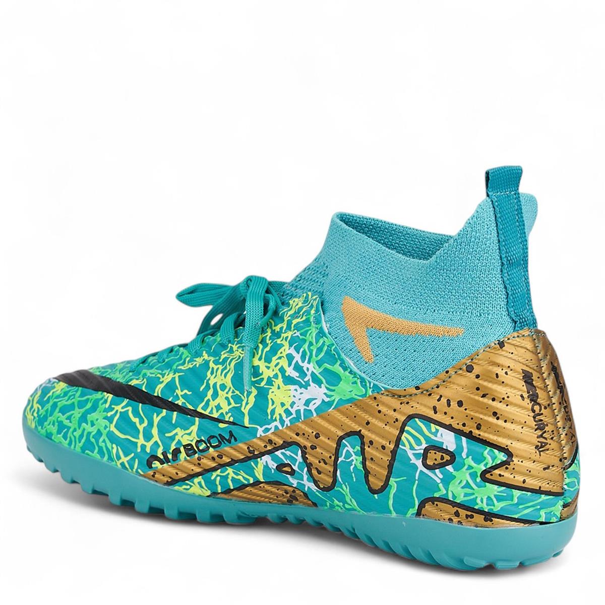 LALİGA_M_H.S_600 TURKUAZ_ALTIN_DESENLİ