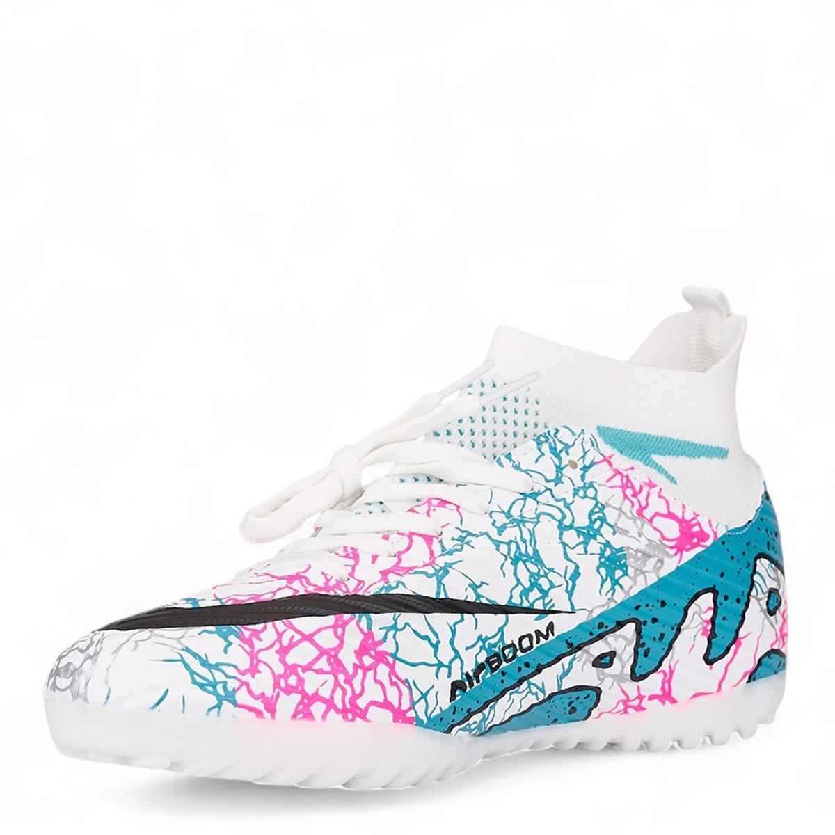 LALİGA_M_H.S_600 BEYAZ_TURKUAZ_DESENLİ