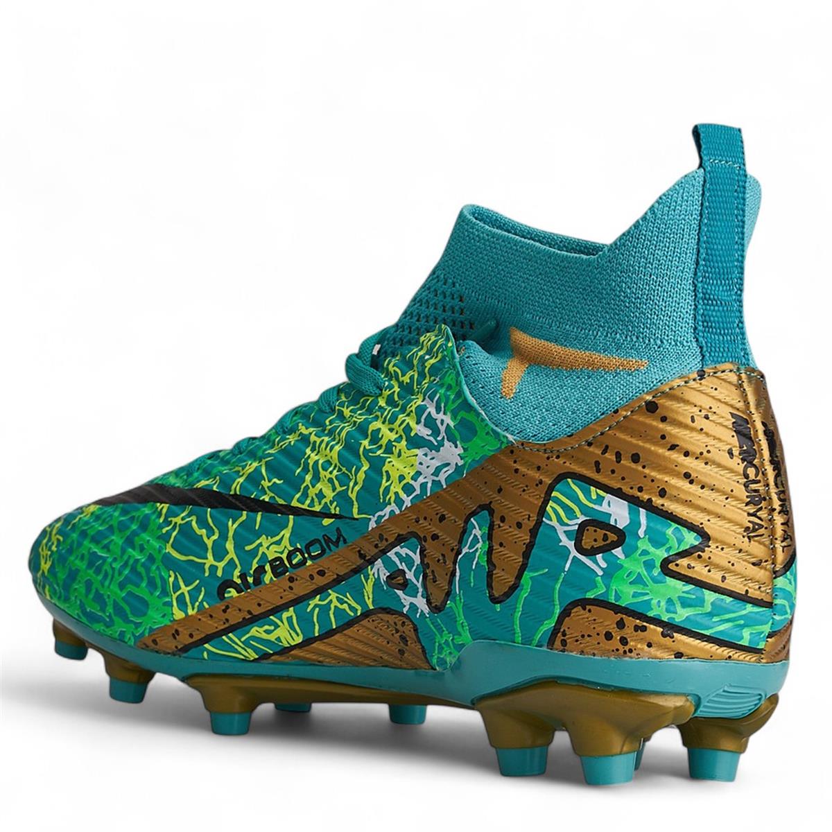 LALİGA_M_K.R 600 TURKUAZ_ALTIN_DESENLİ