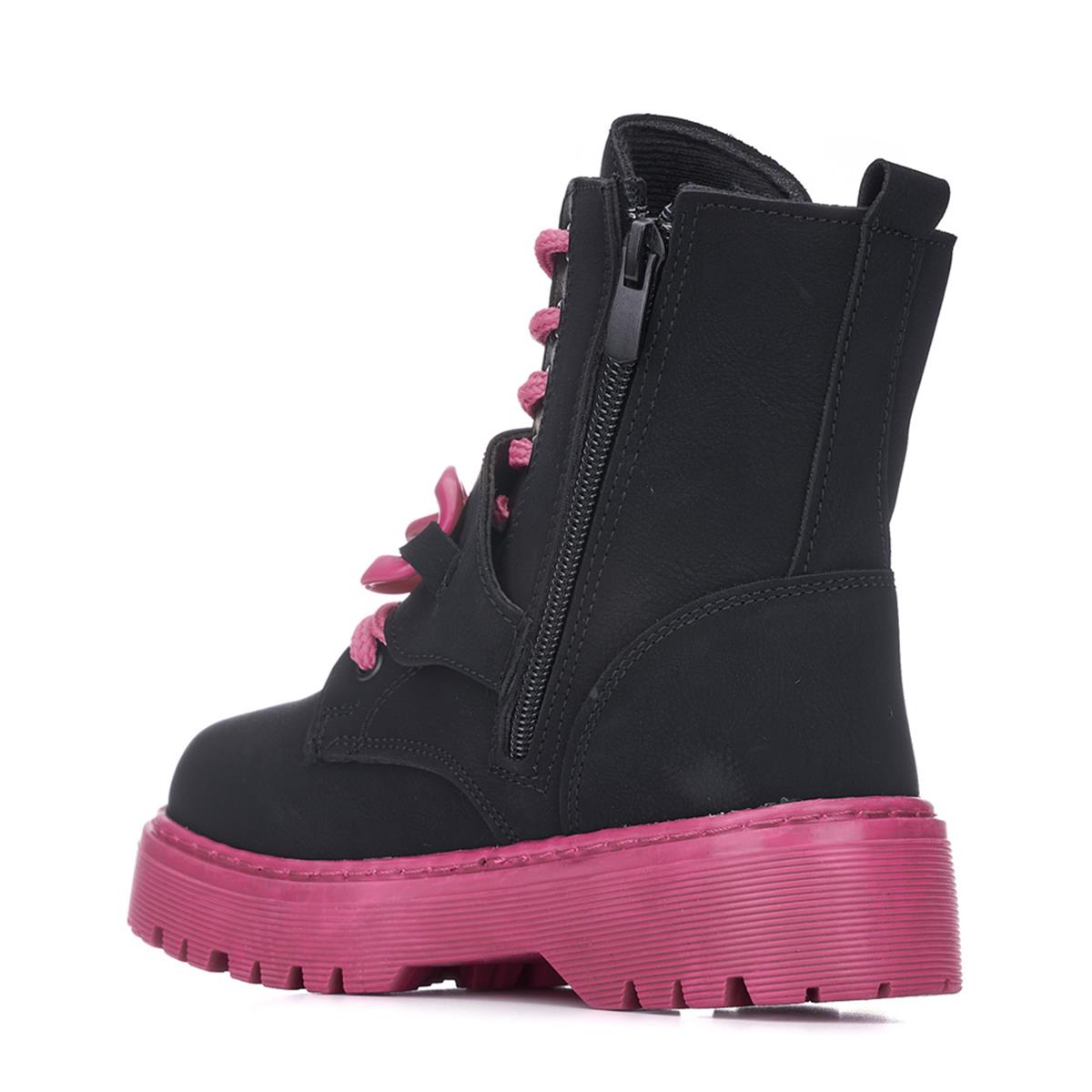 LOVINIA_F_BOT_06 SİYAH_ZÜMRÜT_FUŞYA_T.B