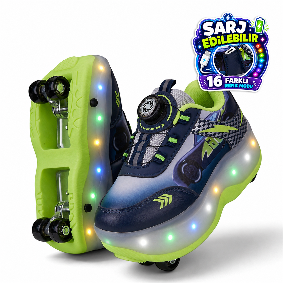 PANTER_KİDS_F_SPOR_PATEN 001 LACİ_YEŞİL (1)