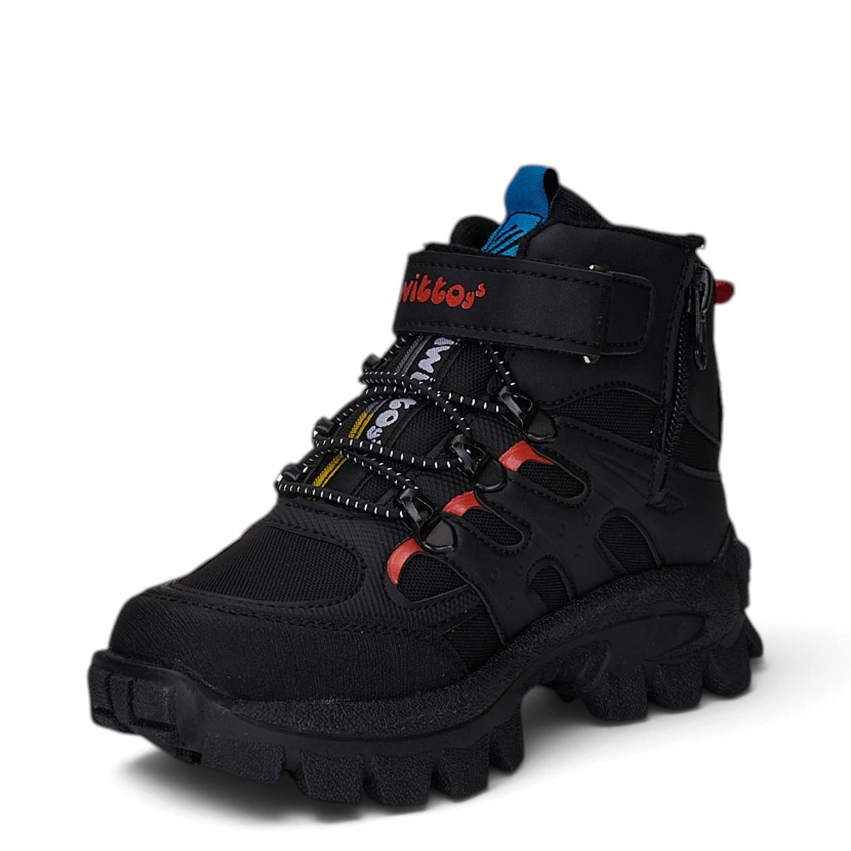 TİWİTTOYS_F_BOT 1055 SİYAH_KIRMIZI