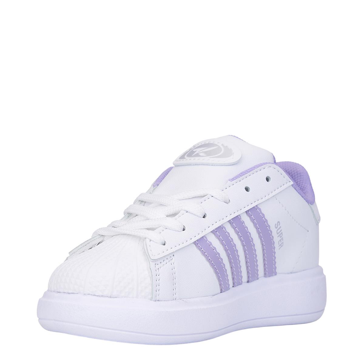 TOMKİDS_F_SPOR 2562 BEYAZ_LİLA