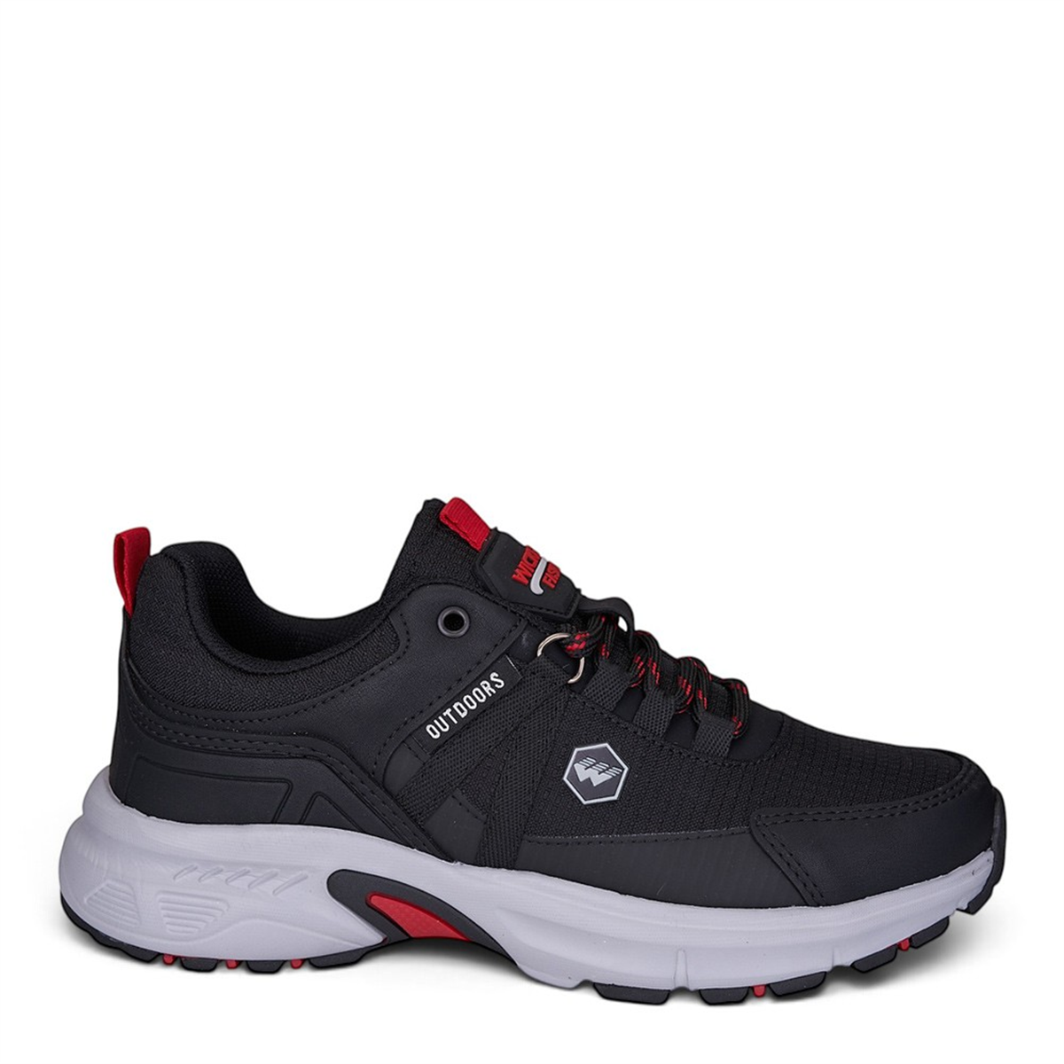 WİCKERS_G_SPOR_2709 SİYAH_KIRMIZI