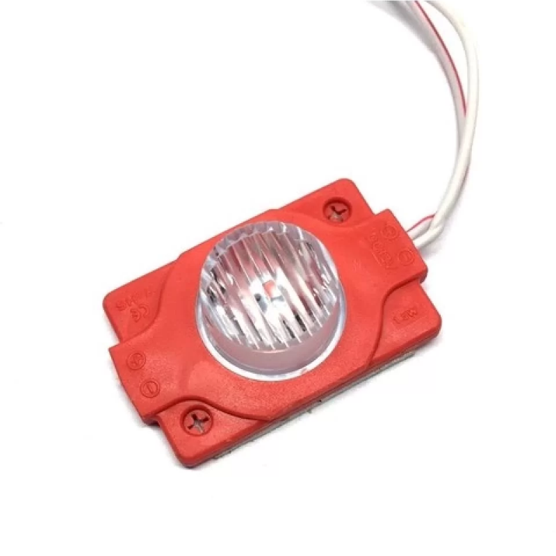 3M LED Modül Mercekli Tekli LED 1.5W 12 Volt Kırmızı 