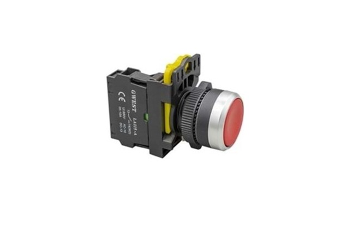 A5-01 Kırmızı Yaylı Stop Butonu Ø 22mm