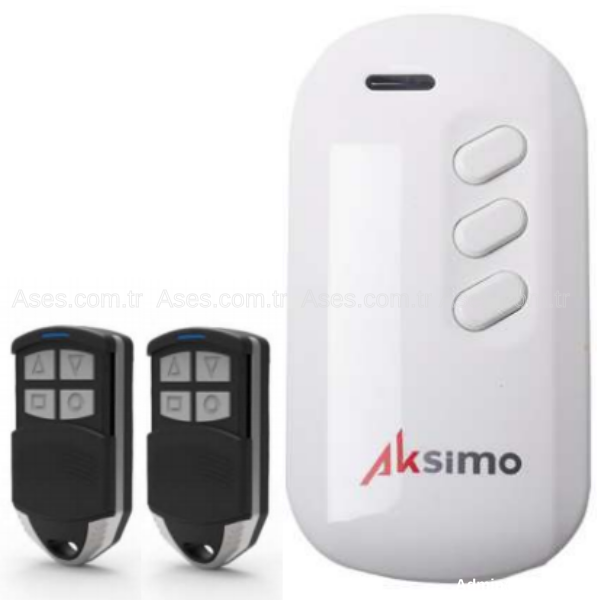 AksimoASM.OTM.ALC.331Aksimo Butonlu Mini Alıcı +1 Kanallı 2 Kumanda