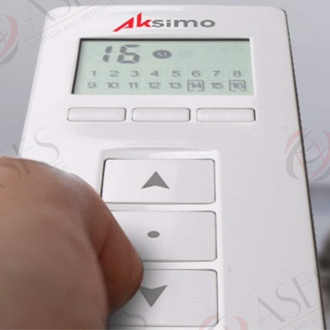 AKSİMOASM.OTM.KMD.203Aksimo 15 Kanallı Panjur Kumandası (ASM-101 UYUMLU)