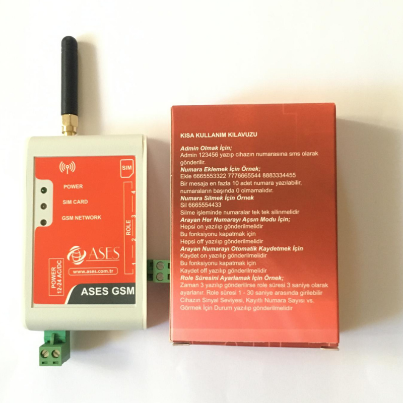 Ases A-1 Telefonla Kapı Açma Gsm Modülü (1 Adet Otomatik Kapı Açar)