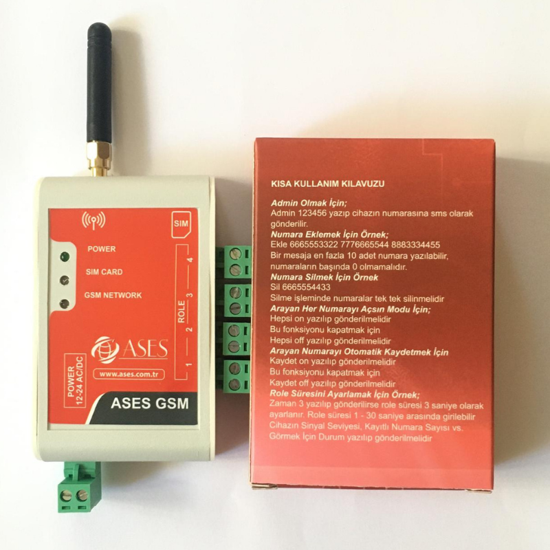 Ases A-4 Telefonla Kapı Açma Gsm Modülü (4 Adet Otomatik Kapı Açar)