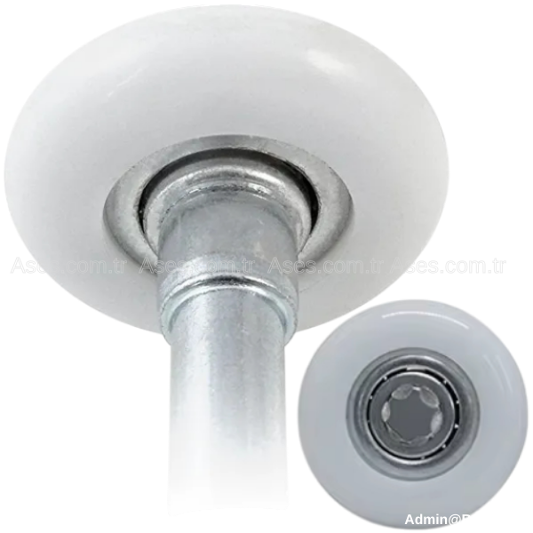 AsesASE.574.60Seksiyonel Kapı Tekerleği Naylon 2x11mm L=119mm