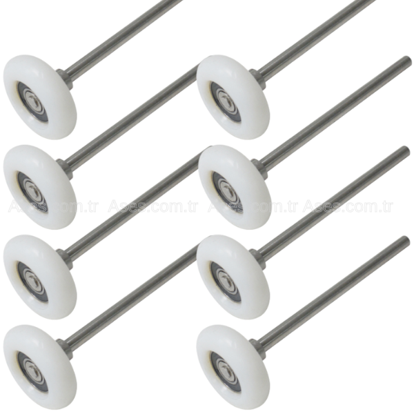 AsesASE.575.100.8Seksiyonel Kapı Uzun Tekerlek 2x11mm L=193mm (8 Adet)