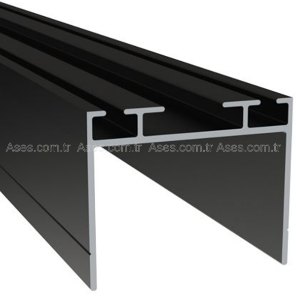 AsesASE.ABZ.3500Seksiyonel Alüminyum Baza Profil ALT/ÜST 3500mm