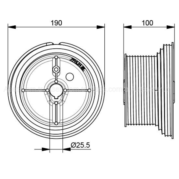 AsesASE.HL54Yüksek Ytk.Tambur (Takım) HL 1370mm Maks.Yükseklik 4800mm Maks.Ağırlık 500kg