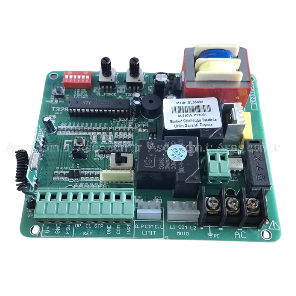 AsesASE.SL550W.KKRT.NO1SL-550W Kontrol Kartı AC 220V (SL-550W-NO Kontak)