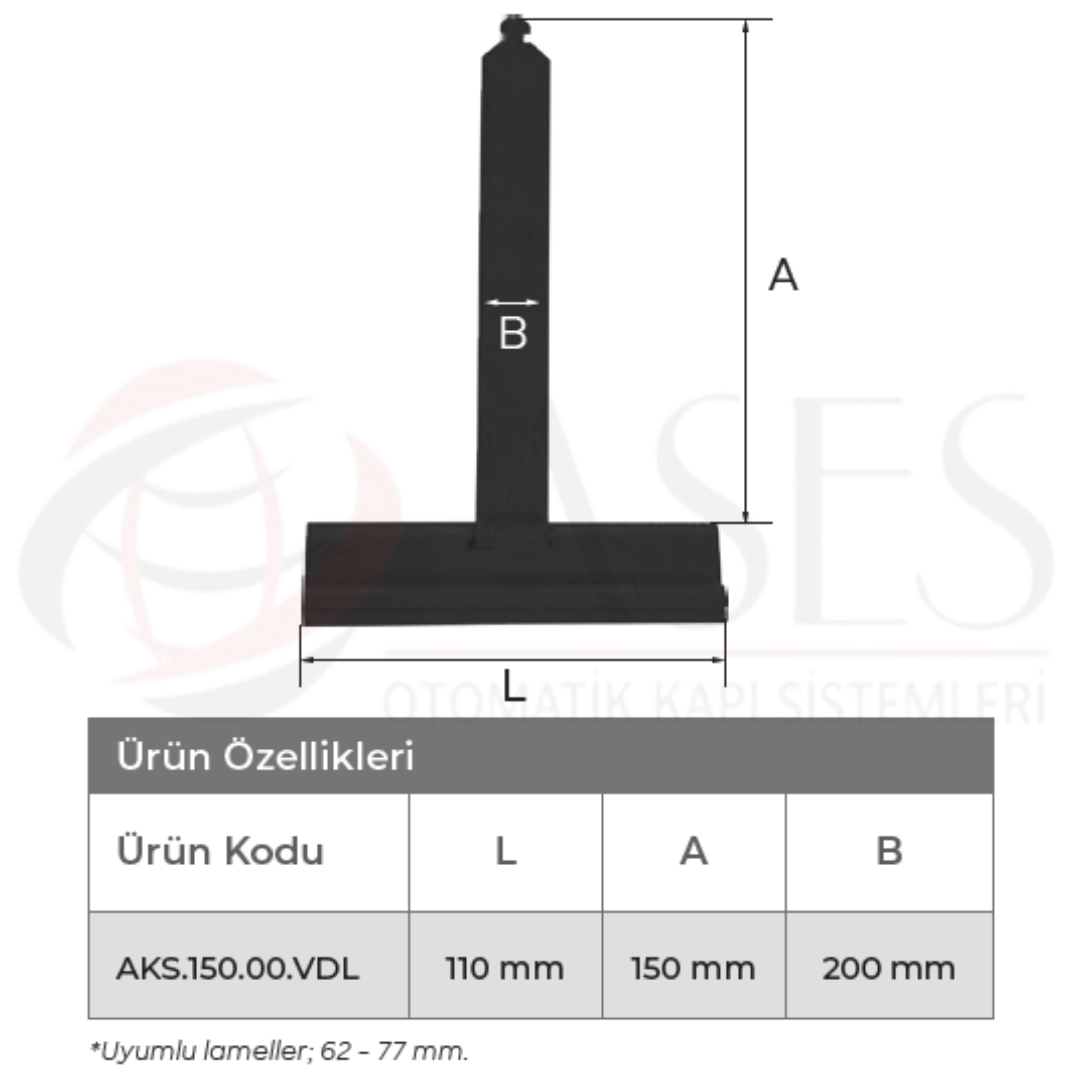 ASESASS-150-577-lik Çelik Askı 150 mm (5 Adet)
