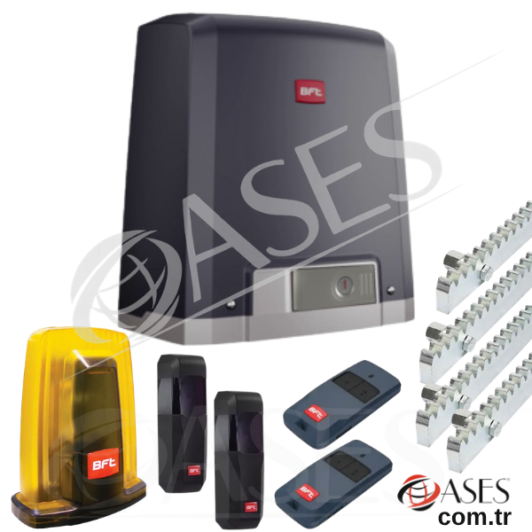 BFT Deimos BT B600 Kg Sürgülü Kapı Motoru Montaja Hazır Tam Set (Ray Dahil)