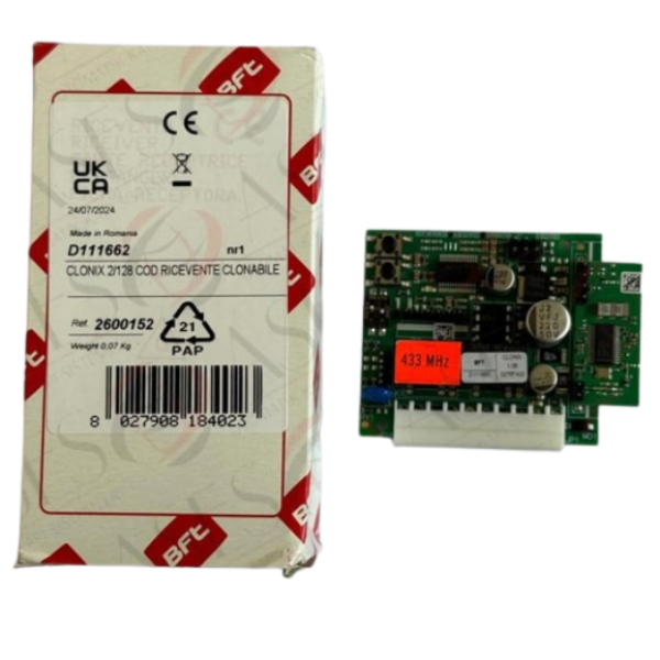 BFTD111662Bft Clonix 2 Dahili Alıcı Kartı (128 Kapasite)