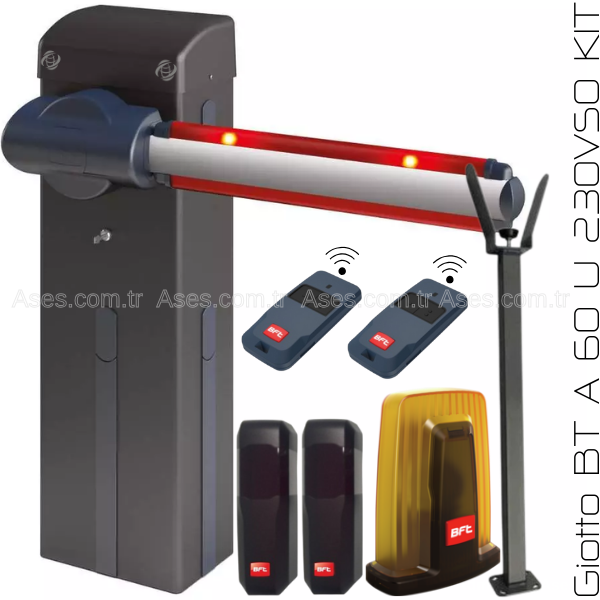 BftGTTO.BTA.60U.6.3Bft Giotto BT A 60 U 230V50 (6.3 Mt Kollu) Bariyer Seti