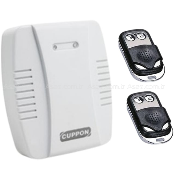 CUPPONAS-SSA36000Cuppon (Snu-22) 2 Kanallı 2 Kumanda Otomatik Kepenk Alıcı Takımı