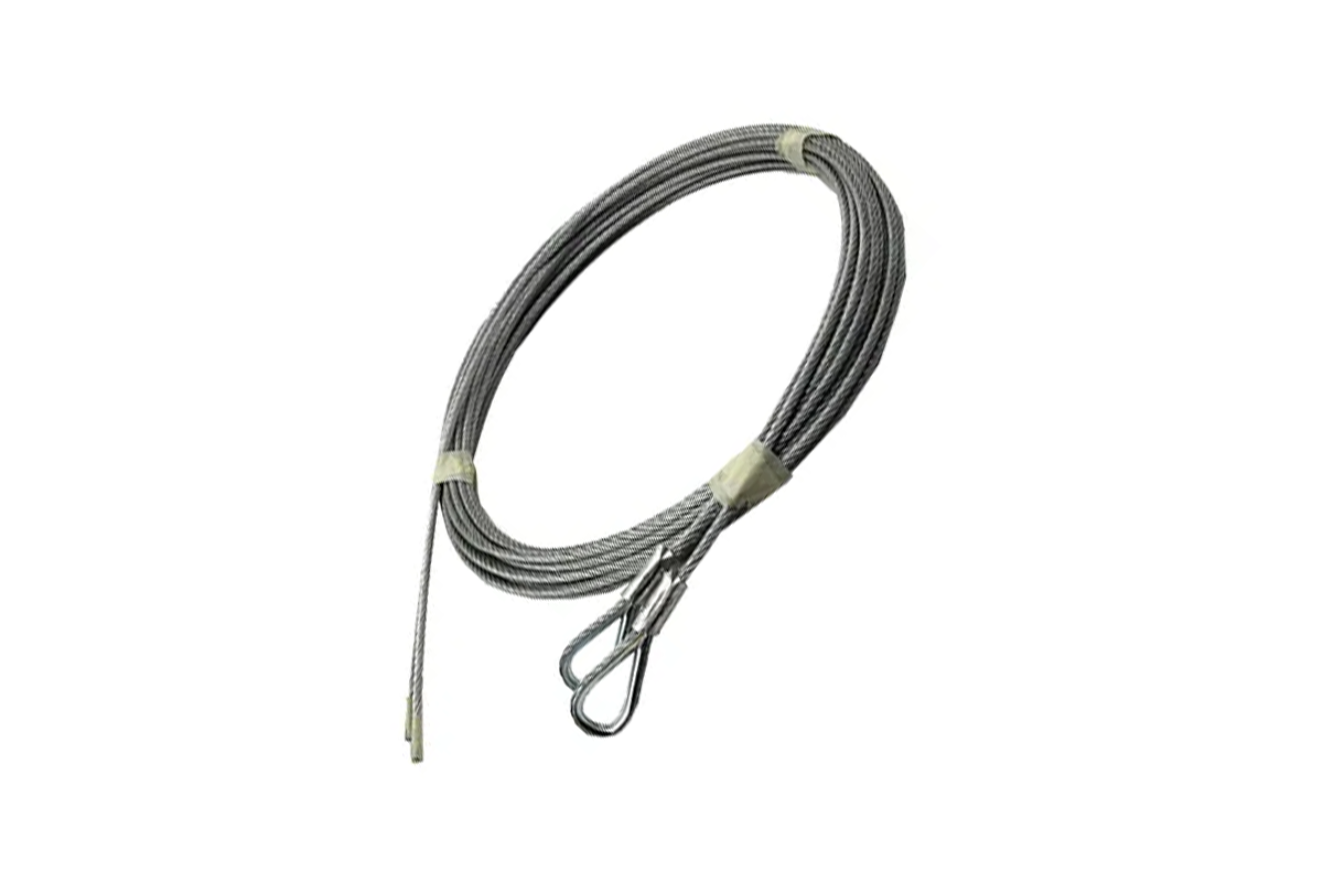 Garaj Kapısı Galvanizli Çelik Halat 6x19 3mm 2500mm