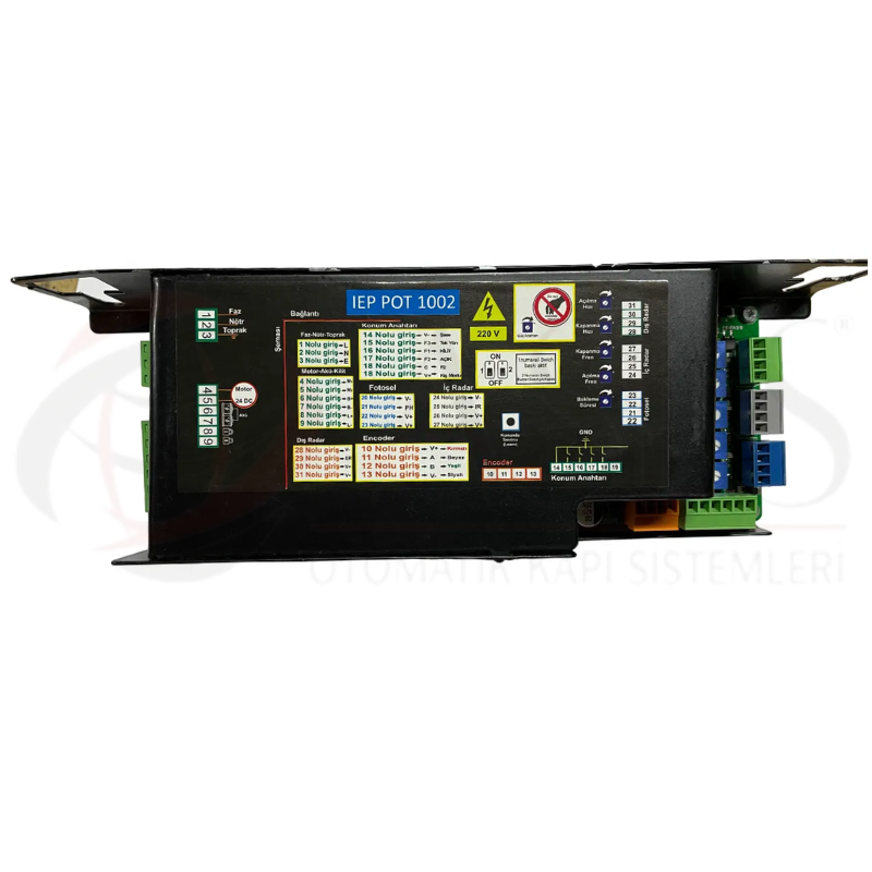 IEP 1002© Fotoselli Kapı Kontrol Kartı (İşlemci)