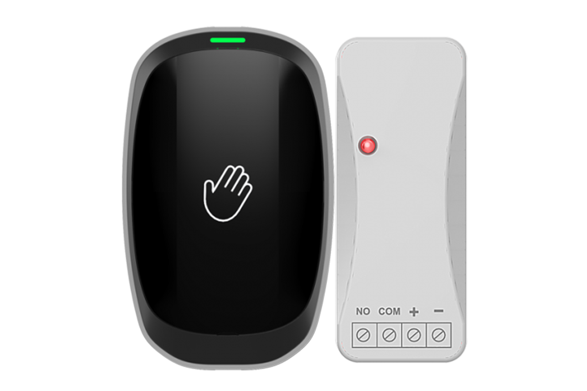 Kontal PES-Pilli Kablosuz Alıcılı El Sensörü Siyah