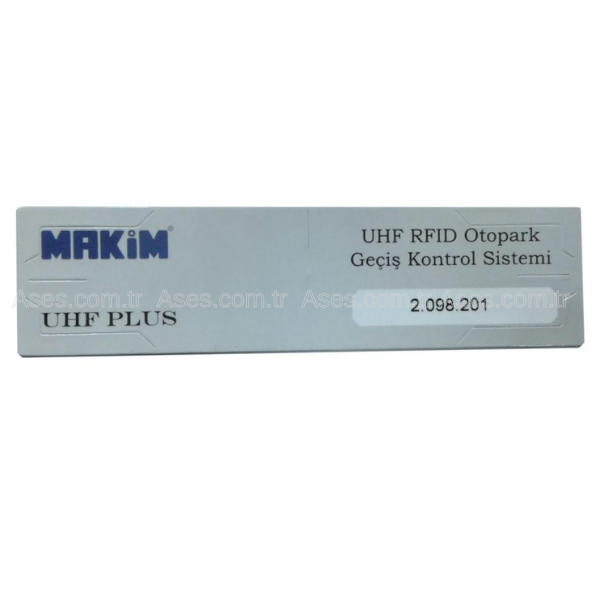 MAKİMASE.UHF.STC.002Makim UHF Ogs Hgs Sticker Etiket (Kriptolu)
