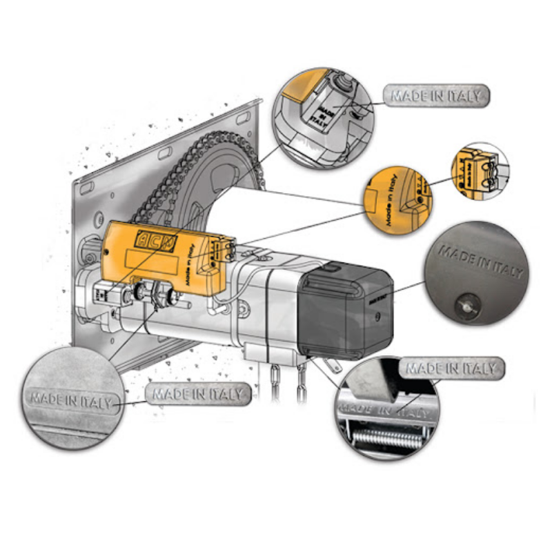 Nice (ACM) TİTAN SİDE 600 Endistriyel Kepenk Motoru