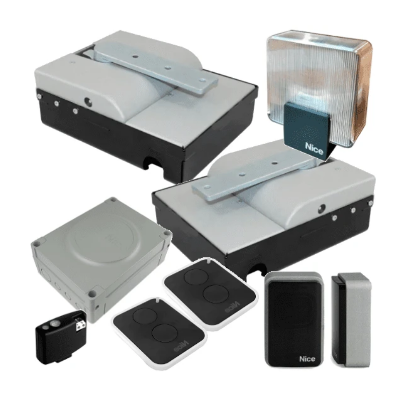 Nice Gömme Dairesel Kapı Motoru (Çift Motorlu Kit)