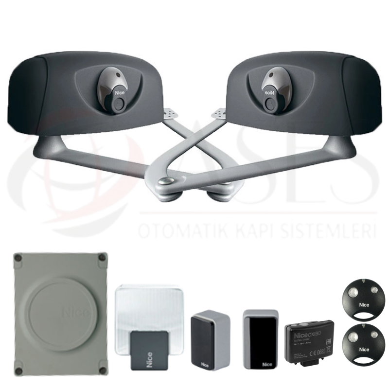 Nice Hyppo 7005 Dairesel Kapı Motoru (Çift Motorlu Kit)