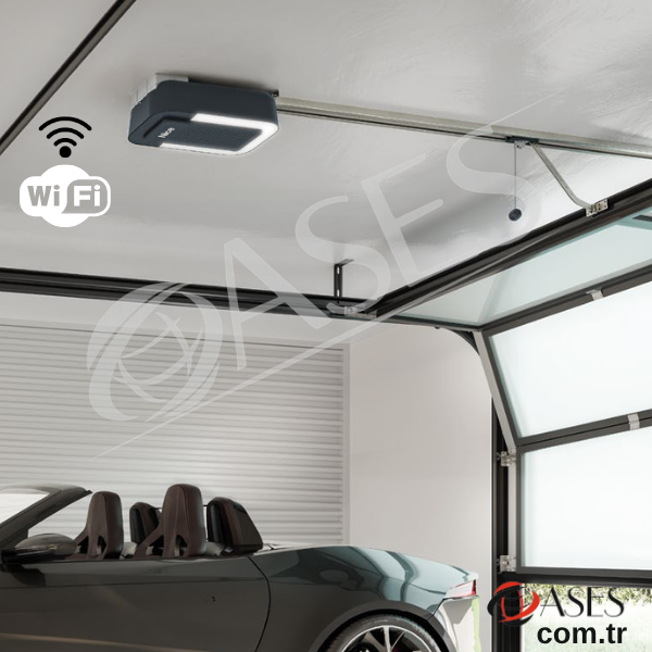 Nice SPIDER 800 WiFi Seksiyonel Garaj Kapısı Motoru (Tek Motor)