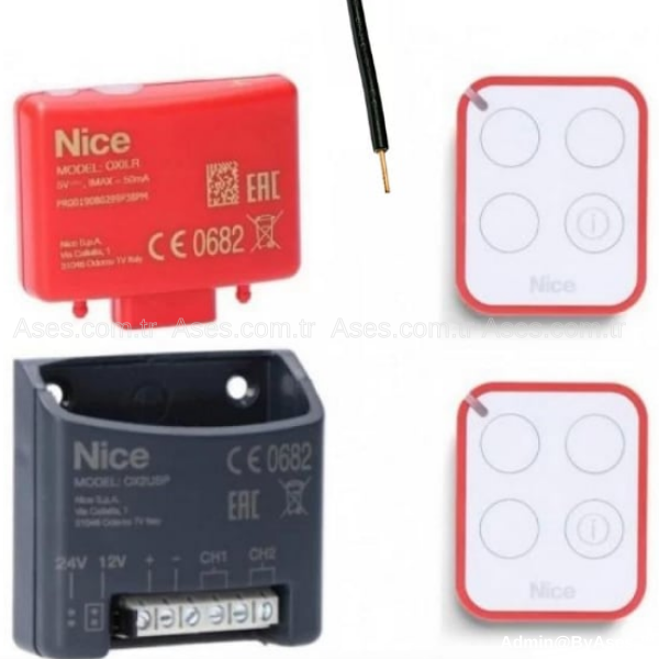 NiceONELRKITLora Kit Nice Kumanda Alıcısı Açık Alan Çekim Mesafesi 350mt