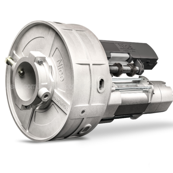 NİCERN2040R01Santral Kepenk Motoru 180 kg, Fren ve Manuel Mekanizmalı