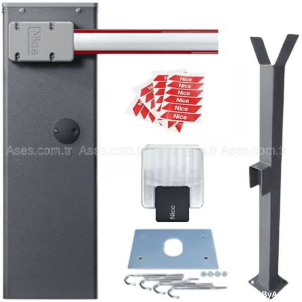 NiceWIDEM5GRKIT1Nice Wide M 5 Metre Kollu Bariyer Antrasit Gri (Kit1 Ürün)