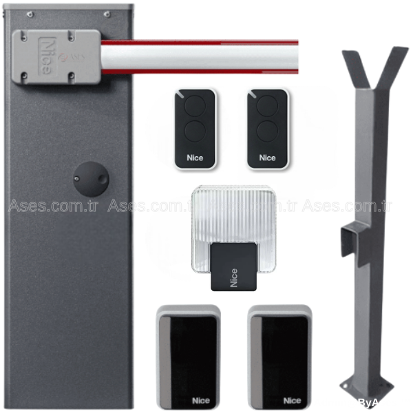 NiceWIDEM5GRKIT2Nice Wide M 5 Metre Kollu Bariyer Antrasit Gri (Kit2 Ürün)