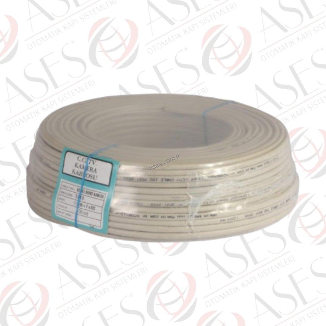 OEMASE.KBL.C1.2x0.50CCTV Kamera Kablosu Tam Bakır C1 2x0.50 2+1 100mt