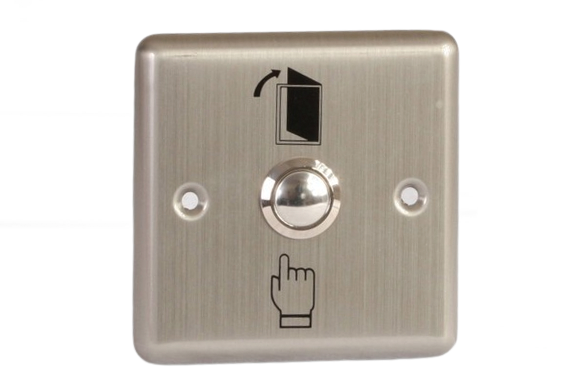 Otomatik Kapı Açma Butonu Işıklı ( Paslanmaz )