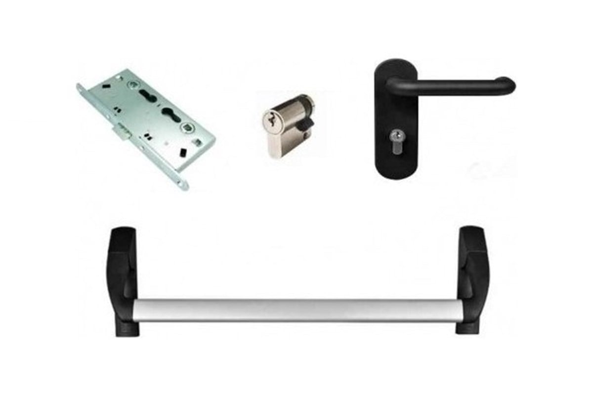 Panik Bar Kilitli Gömme Set