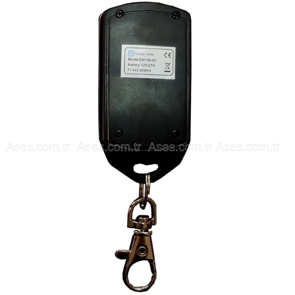 POWERATEEM108-4CPowerate Kepenk Kumandası - EM108-4C (4 Kanal)