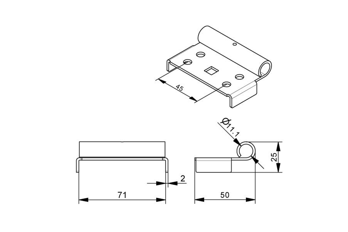 Seksiyonel Tekerlek Taşıcı 2mm
