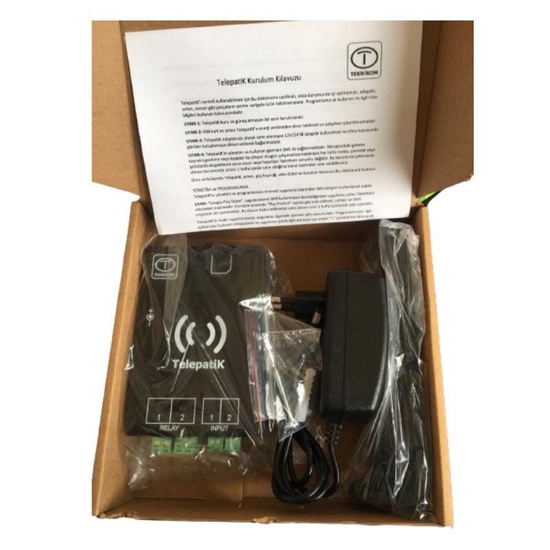 TelepatiK-2 Uzaktan Kontrol GSM Modülü (İki Çıkışlı)