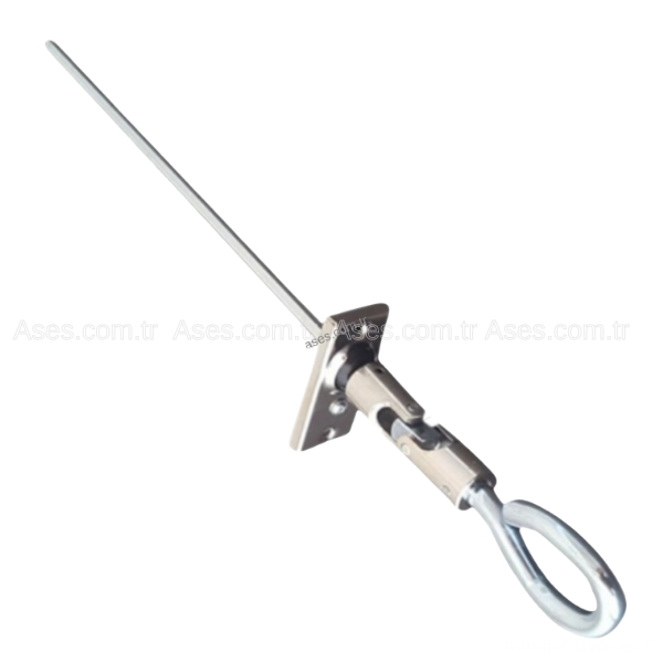 WHİTE FORMAKS.AES.00.J90Kancalı Hareketli Kol 90 Derece Sekizgen Ara Kol Mafsallı 290mm