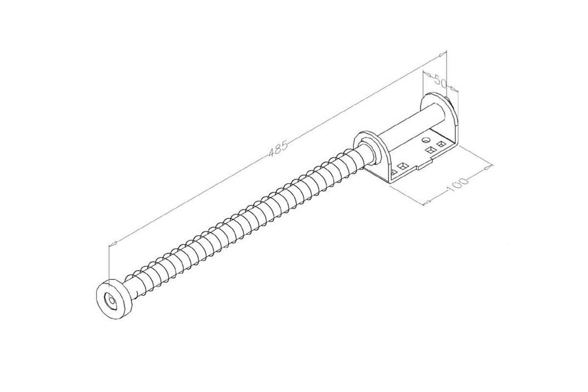 Yaylı Tampon Uzun 500mm Set
