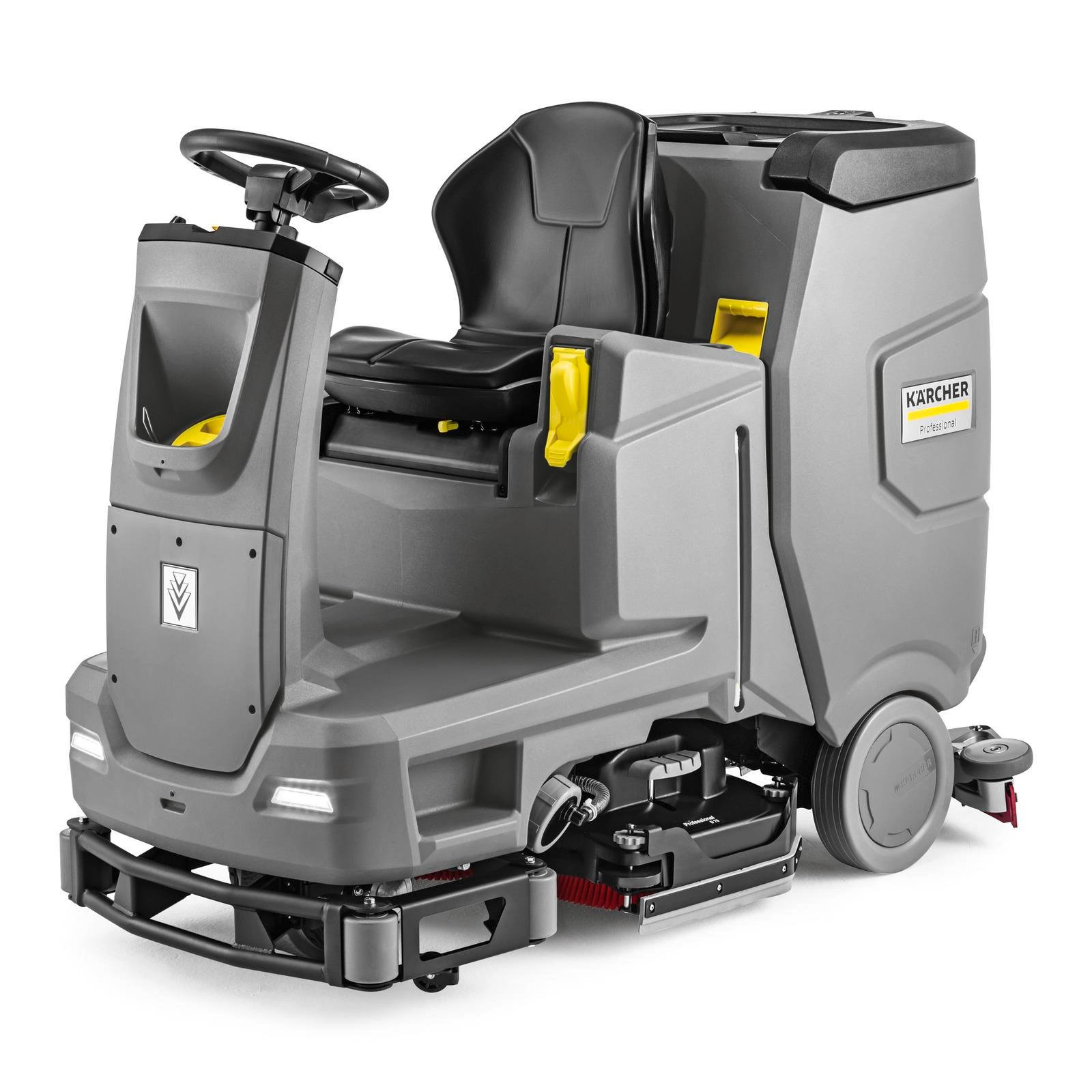 Karcher B 110 R akülü ve binicili zemin temizleme makinesiKarcher