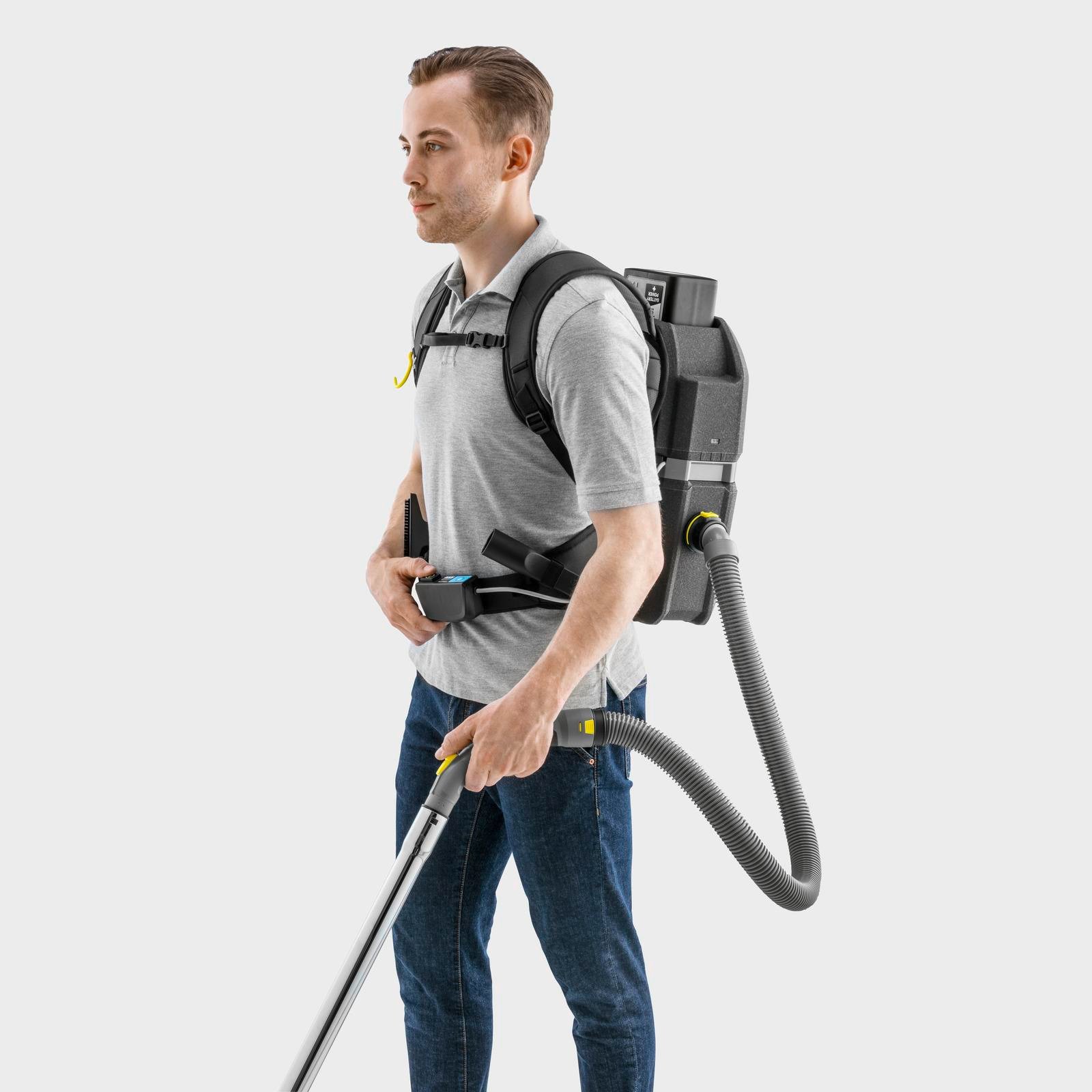 Karcher BVL 5/1 Bp Pack Bataryalı Sırt Tipi Elektrikli SüpürgeKarcher