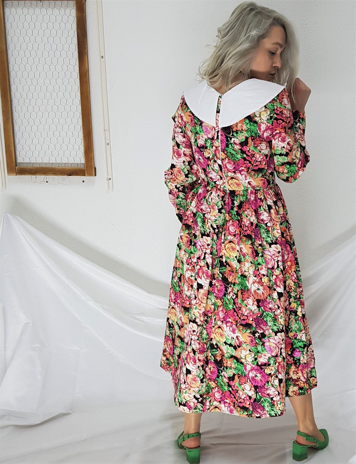 Manşet Biyeli Elbise